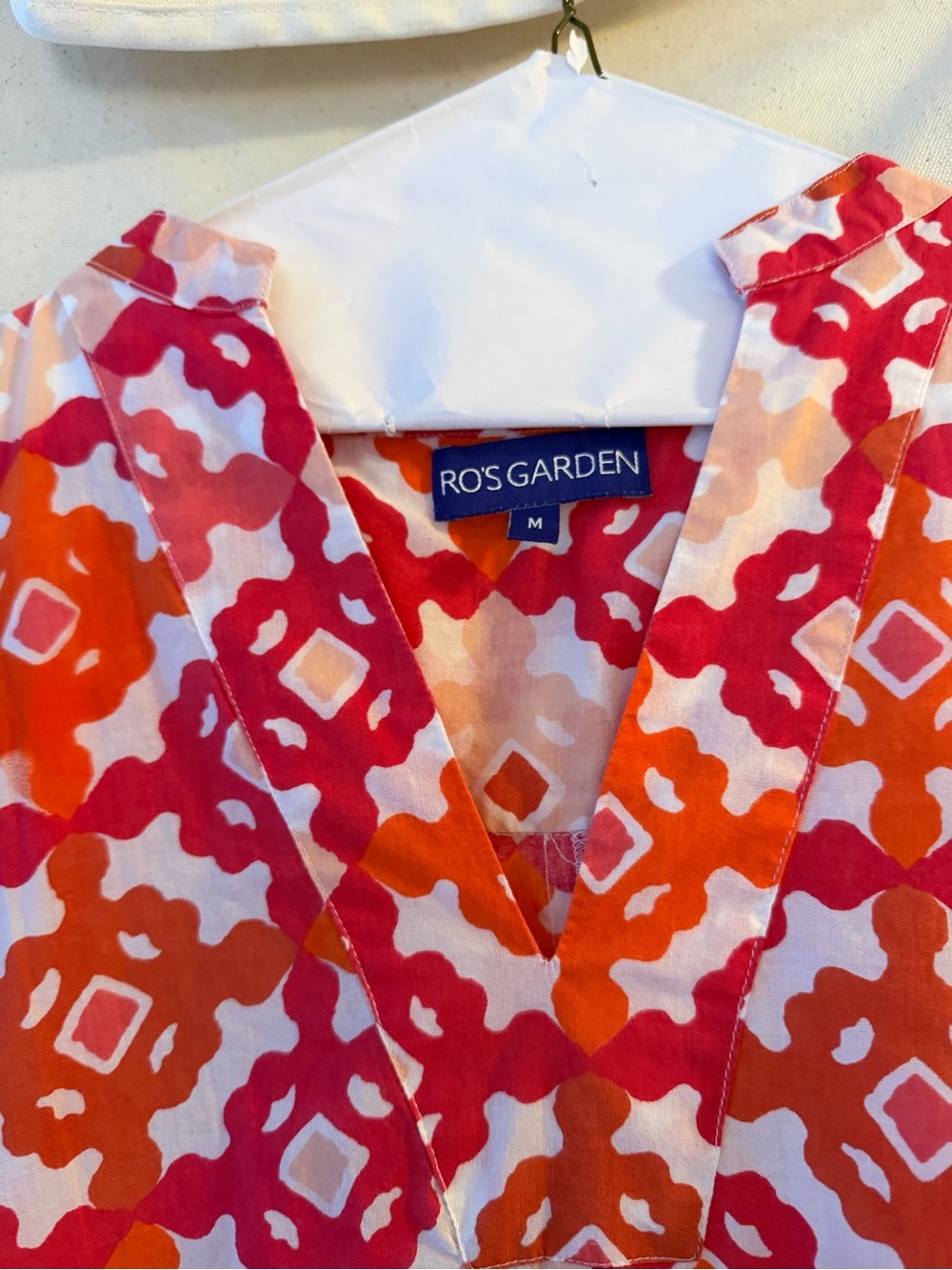 Colorful Pink & Orange Printed Midi Dress - Picture 2 of 7